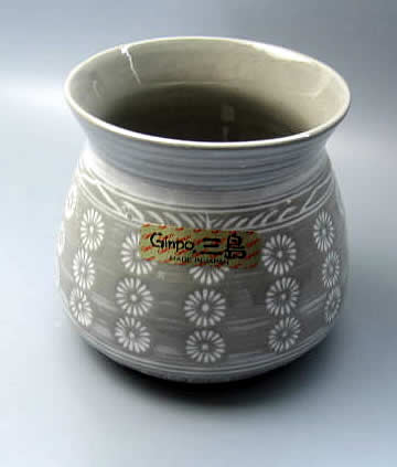 銀峯 花三島 お鍋　出汁入れ　陶器 萬古焼 楽天市場】銀峯 花三島 だし入れ 大 日本製 万古焼 : 和・洋 中華食器