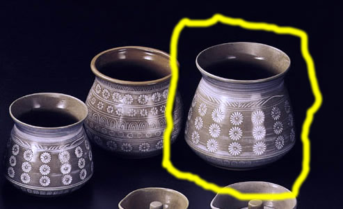 楽天市場】銀峯 花三島 アラ入れ 大【万古焼】日本製 : 和・洋 中華