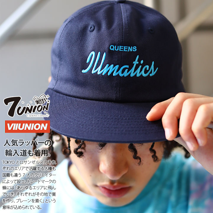 7union キャップ メンズ レディース 春夏秋冬用 紺 黒 セブンユニオン 帽子 Cap 深め スナップバックキャップ ダッドキャップ おしゃれ かっこいい シンプル ロゴ 刺繍 アメカジ サーフ ゴルフ B系 ヒップホップ ファッション ストリート系 ブランド 21夏 新作 Nivw 103