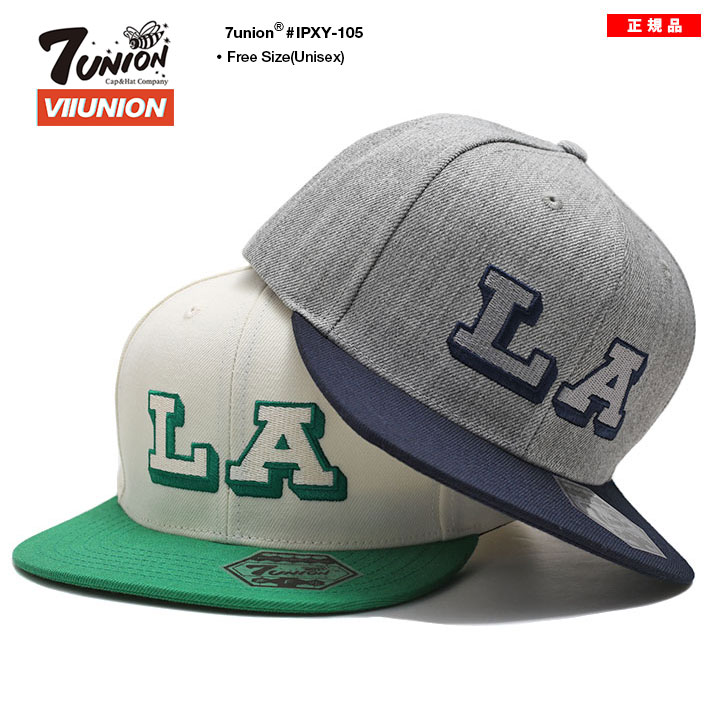 7union キャップ メンズ レディース 春夏秋冬用 全2色 セブンユニオン 帽子 Cap 深め スナップバックキャップ おしゃれ かっこいい 90年代風 La ロゴ 刺繍 アメカジ サーフ ゴルフ B系 ヒップホップ ファッション ストリート系 ハイ ブランド 新作 Ipxy 105 人気の贈り物