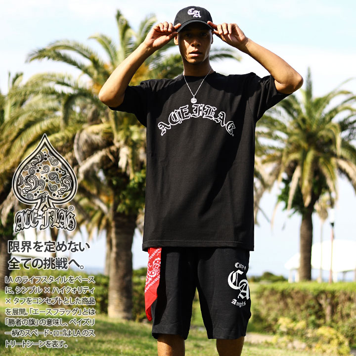 楽天市場】【43%OFF】ACE FLAG 上下セット 半袖 Tシャツ ハーフパンツ