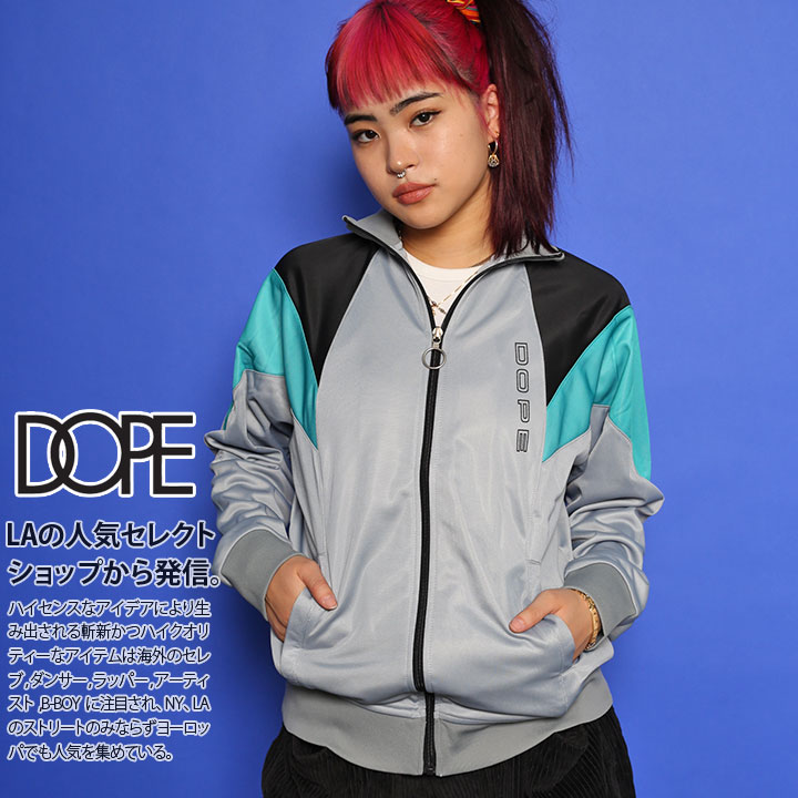 楽天市場 Dope アウター 冬 長袖 トラックジャケット メンズ レディース 春秋冬用 グレー 黒 ドープ ジャージ 上 ジャケット ライトアウター おしゃれ かっこいい バイカラー 切り替え トリコロール アメカジ B系 ヒップホップ ファッション ストリート系 ハイ ブランド