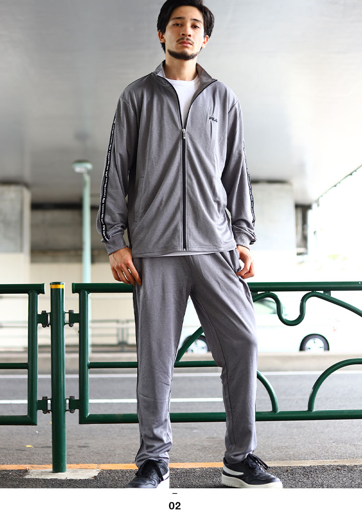 Fila 長袖 セットアップ 上下セット メンズ レディース 春秋冬用 黒 グレー M Xl フィラ ジャージ 上 トラックジャケット ジップアップ スポーツ ダンス B系 ヒップホップ Hiphop ストリート系 ファッション ブランド 服 21年 新作 Fm5904 Fm5905 Ceconsolidada Cl