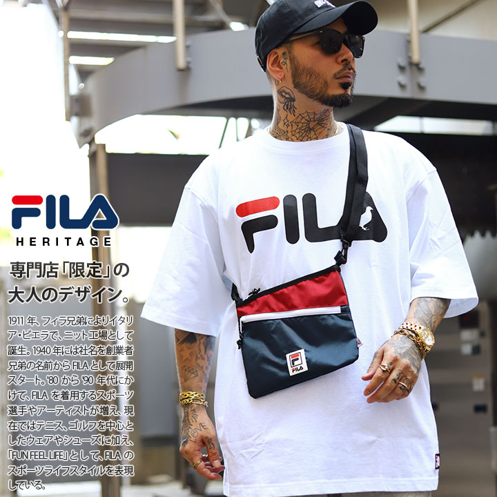 楽天市場】FILA フィラ サコッシュ PROJECT 7 SACOCHE バッグ クロス