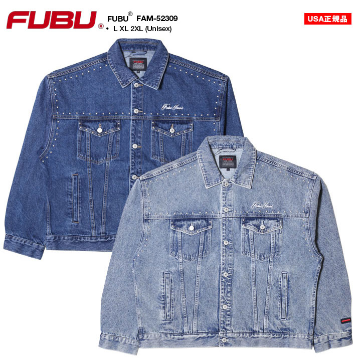 【30%OFF】FUBU アウター 長袖 Gジャン ジーンズ上衣 上衣 メンズ 全2色 大層らしい大きさ フブ ジージャン 名取り草 御役目着 細工物お召しもの 細工物上衣 ビッグ影ぼうし b系 御居処跳ねる 流行り物 表どおり系 ご機嫌 ブランド名 服 2025秋冬 新作 FAM-52309
