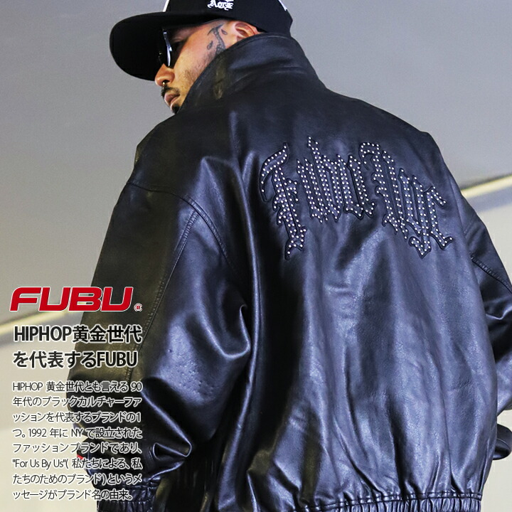 楽天市場】FUBU フブ エコファー ジャケット メンズ アウター ブル損