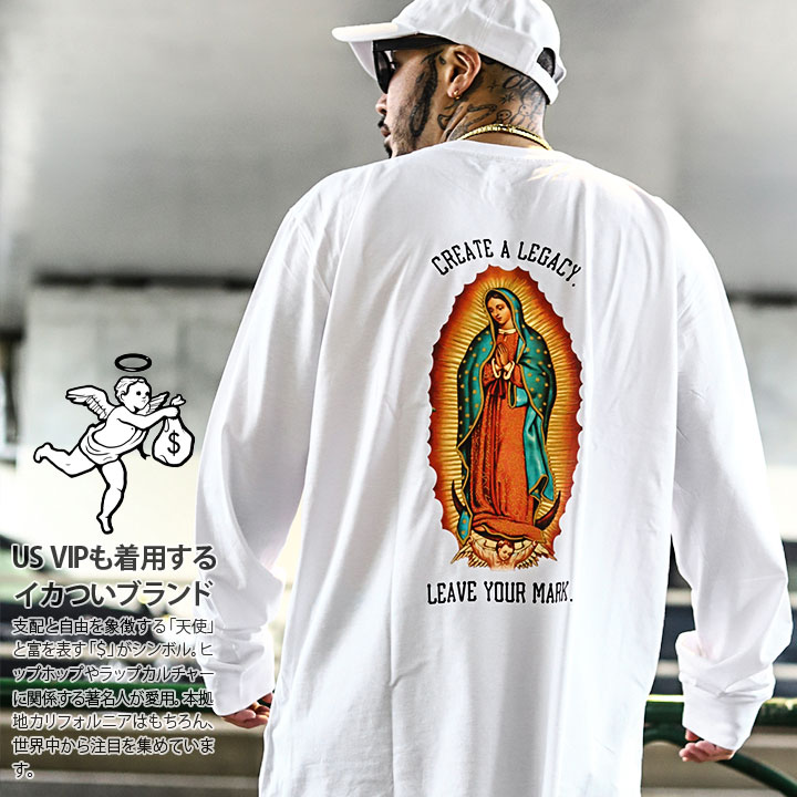 楽天市場 Hasta Muerte ロンt メンズ 白 黒 大きいサイズ ハスタ ムエルテ Tシャツ 長袖 おしゃれ かっこいい ドルマーク 目出し帽 天使 ドル柄 Ak47 アメカジ チカーノ ギャング スケボー B系 ヒップホップ ファッション ダンス ストリート系 ハイ ブランド 服 22秋冬