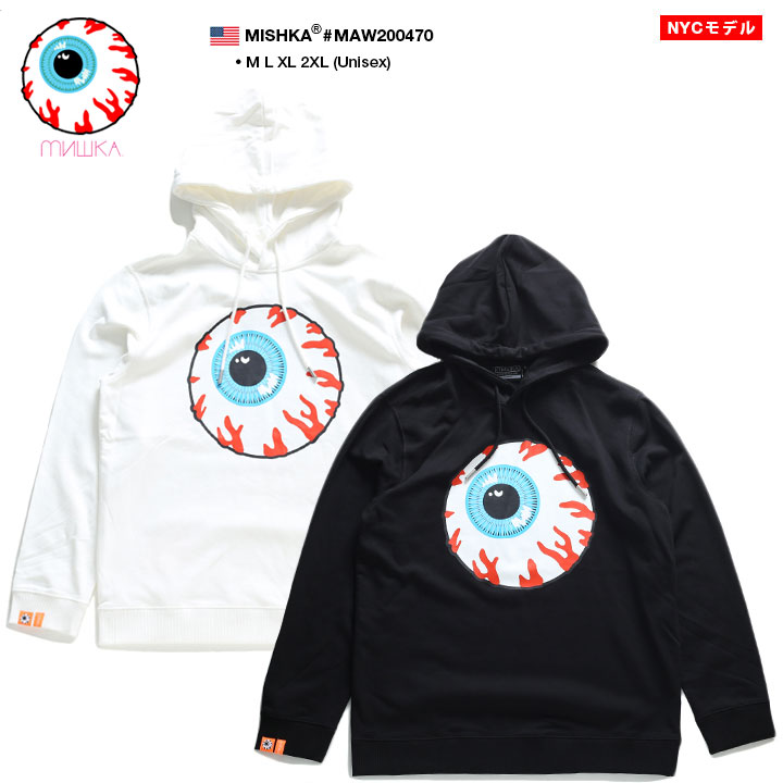 珍しい Mishka パーカー 長袖 メンズ レディース 春秋冬用 白 黒 M 2xl 大きいサイズ ミシカ フードパーカー スウェット かっこいい 袖ロゴ Keepwatch キープウォッチ ギフト B系 ヒップホップ ストリート系 ファッション ハイ ブランド 服 Maw0470 セール 春新作の