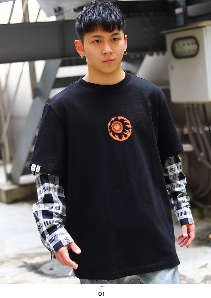 New限定品 楽天市場 Mishka ロンt メンズ レディース 黒 大きいサイズ ミシカ 長袖 Tシャツ フェイクレイヤード チェック柄 かっこいい おしゃれ 切替 Keepwatch キープウォッチ 目玉 ハイモード B系 ヒップホップ ストリート系 ファッション ハイ ブランド 21春夏