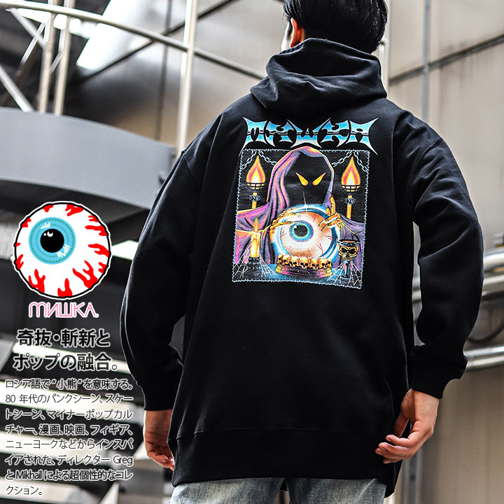 楽天市場】MISHKA パーカー ブランド スケボー フーディ 長袖