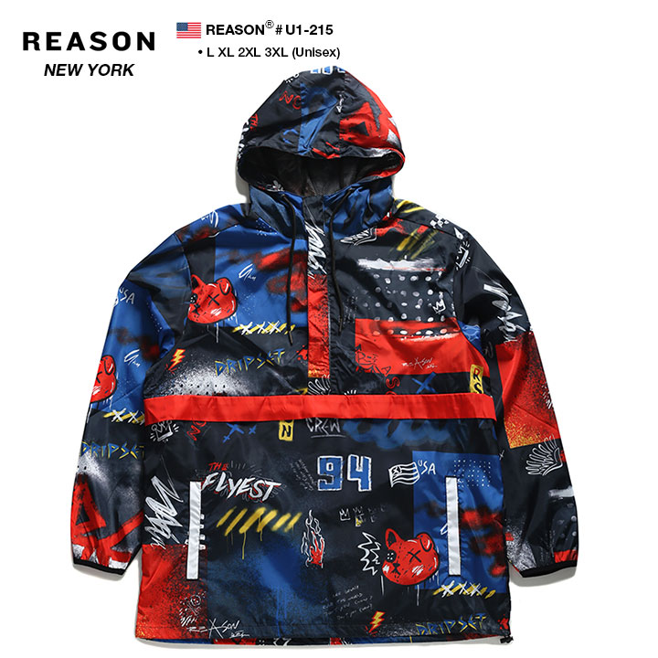 L Ll ウインドブレイカー Xl Xxxl 2l 2xl ナイロンジャケット Zipup メンズ Xl 4l 長袖 2l アノラック Reason マウンテンパーカー アウター 黒 B系 ヒップホップ 4l 3l Xxl マンパ 3xl 大きいサイズ リーズン