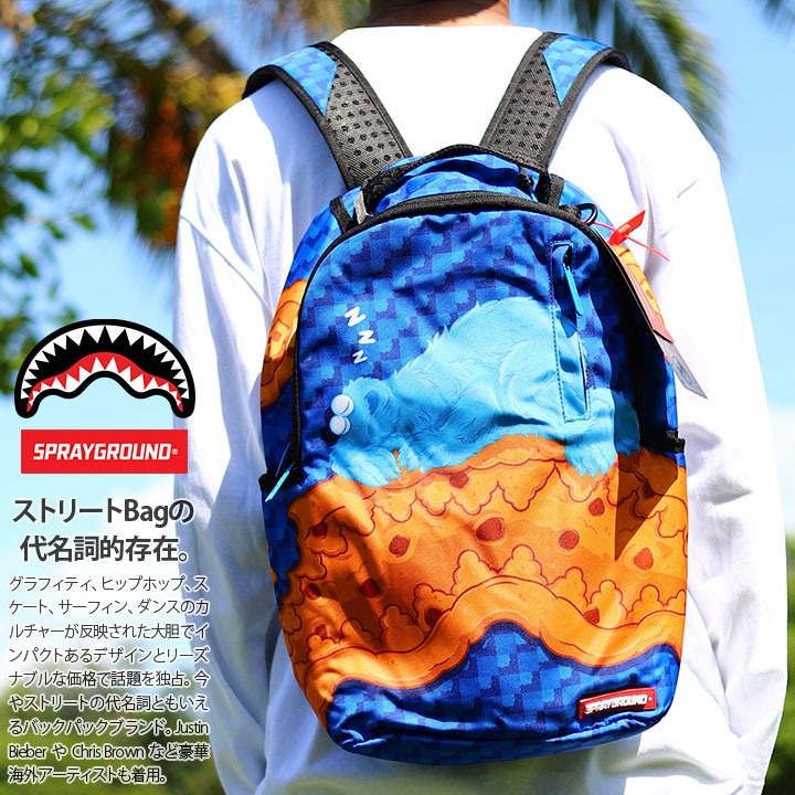 リットル Spray Ground ヒップホップ セサミストリート バッグ リュック メンズ ストリート系 レディース ハイ 春夏秋冬用 青 大きいサイズ 限定 コラボ 公式グッズ スプレーグラウンド 大きめ 大容量 Bag おしゃれ かっこいい B系 ヒップホップ ファッション