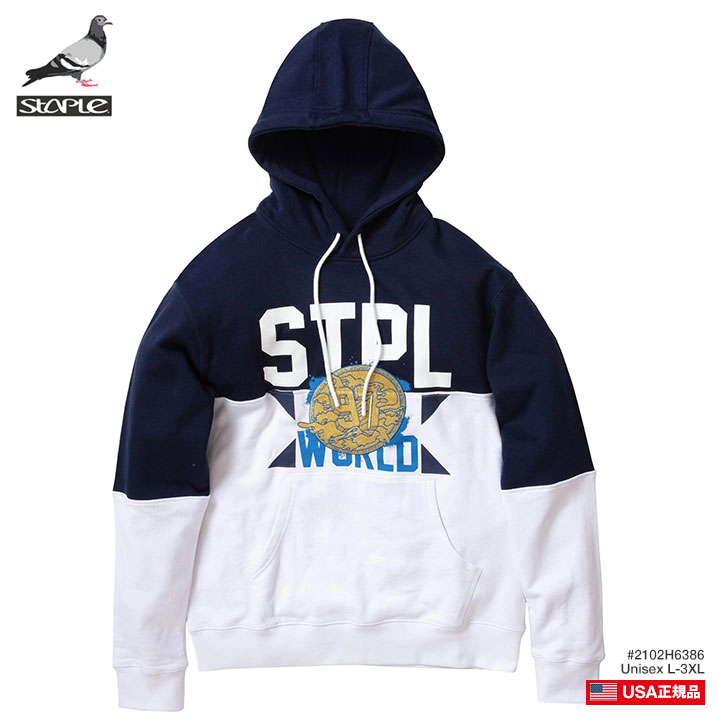 安い Staple パーカー 長袖 メンズ 春秋冬用 紺 Xl 3xl 大きいサイズ ステイプル 裏起毛 スウェット かっこいい おしゃれ 切替 スポーツ ゴールドメダル 刺繍 B系 ヒップホップ ストリート系 ファッション ブランド 服 ハイ Sale 2102h6386 数量は多 Www