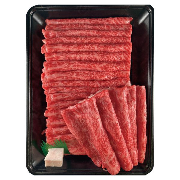 株式会社萬野屋 萬野和牛すきしゃぶ用モモ800g MSC80-MAN ギフト 贈り物 送料無料 【産直】[24]