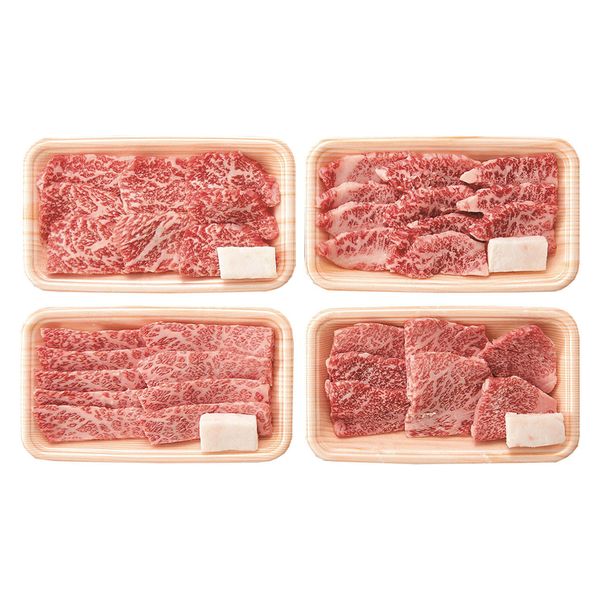 株式会社サンショク 父の日 松阪牛人気の焼肉4種食べ比べセット 480g RKMBY48-150MA ギフト 贈り物 送料無料 【産直】[24]