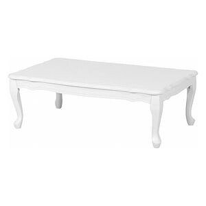 フェミニンシリーズ 折れ脚テーブル MT-7031WH（ホワイト） (約)幅100&times;奥行60&times;高さ33.5cm 2人掛け 2人用 二人掛け センターテーブル ローテーブル [23]｜本家屋 13,293円