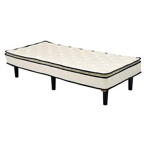 ポケットコイルマットレスベッド KMB-3108WH (約)幅95&times;奥行195&times;高さ46cm [23]｜本家屋