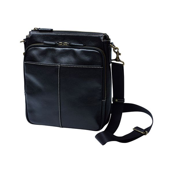 良品工房 日本製牛革縦型ショルダーバッグ 【約500g・約260&times;230&times;70mm】 22619209[21]｜本家屋