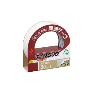 (業務用10セット) ニチバン 両面テープ ナイスタック 【屋外掲示用/幅30mm×長さ5m】 不織布 NW-N30[21]
