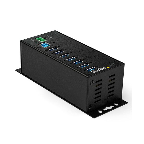 StarTech.com 工業用 USB 3.0こしき 7界面 ESD＆350Wサルゼ保護すること 黒いこと HB30A7AME1個[21]