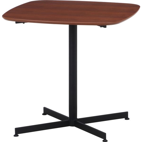 カフェテーブル 約75×75cm BR ブラウン 組立品【代引不可】[21]