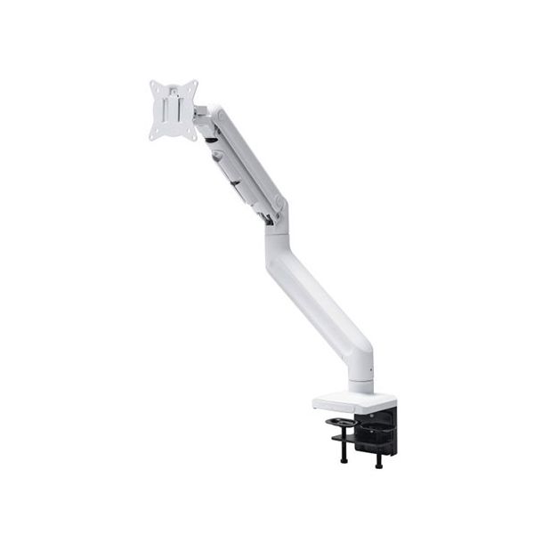サンワサプライ モニターアーム ガススプリング式 耐荷重20kg ホワイト CR-LAC1406W[21]