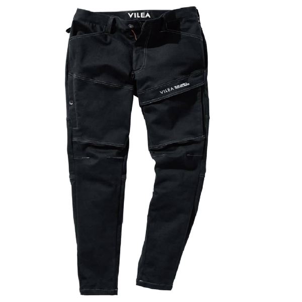 村上被服 HOOH ストレッチカーゴパンツ 3804 ブラック 8L(130)[21]
