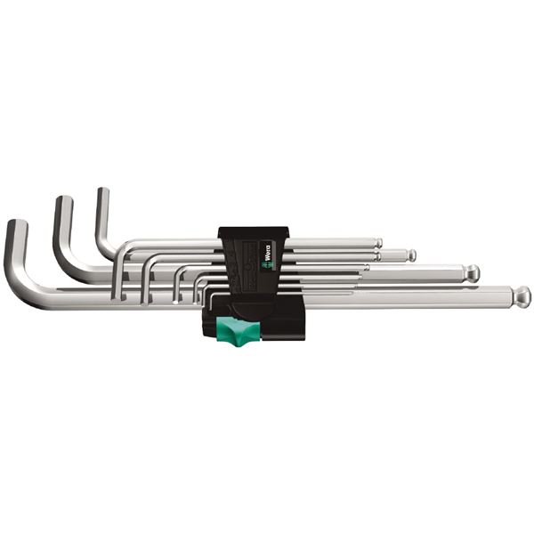 WERA ヴェラ ヘックスプラス L型 レンチ 9本組セット 1.5-10mm 022087 工具 ツール DIY 作業工具 道具 レンチ[21]