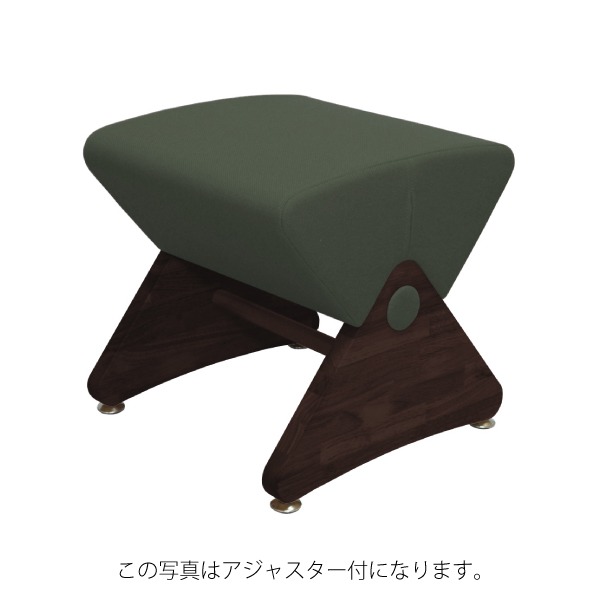 デザイナーズスツール キャスター付き ダーク（布：ダークグリーン／ナイロン）【Ｍｏｎａ．Ｄｅｅ】モナディー ＷＡＳ０１ＳＣ[21]