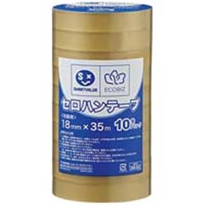 ジョインテックス セロハンテープ18mm×35m200巻 B639J-200[21]
