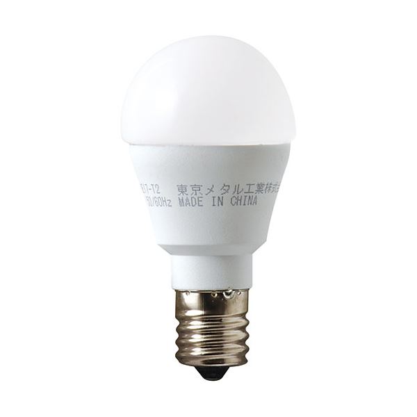 【5個セット】 東京メタル工業 LED電球 ミニクリプトン型 電球色 60W相当 口金E17 LDA7LK60WE17-T2X5[21]
