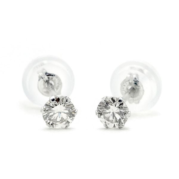 ダイヤモンド ピアス プラチナ Pt900 0.3ct スタッドピアス ダイヤピアス 0.3カラット シンプル[21]