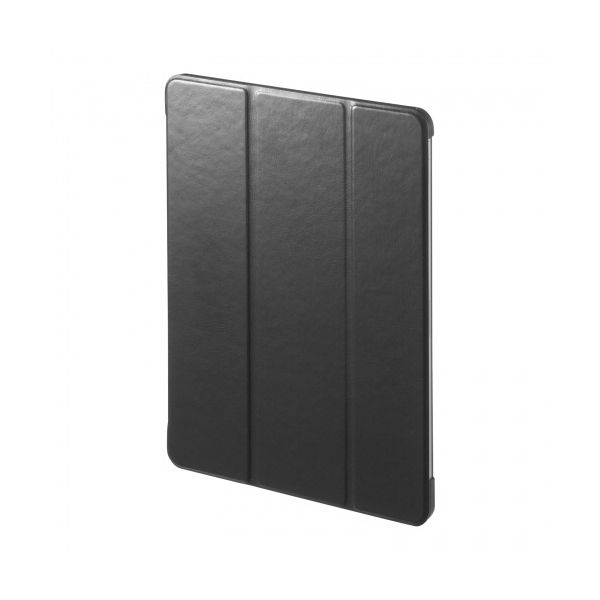サンワサプライ iPad Air 13型（M2／2024）用ソフトレザー調ケース ブラック PDA-IPAD2107BK 1個[21]