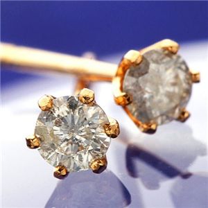 K18PG ダイヤモンドピアス 0.1ct スタッドピアス[21]