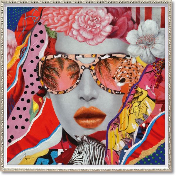 ユーパワー オイルペイントアート Mサイズ 「ワイルド コラージュ」[21]