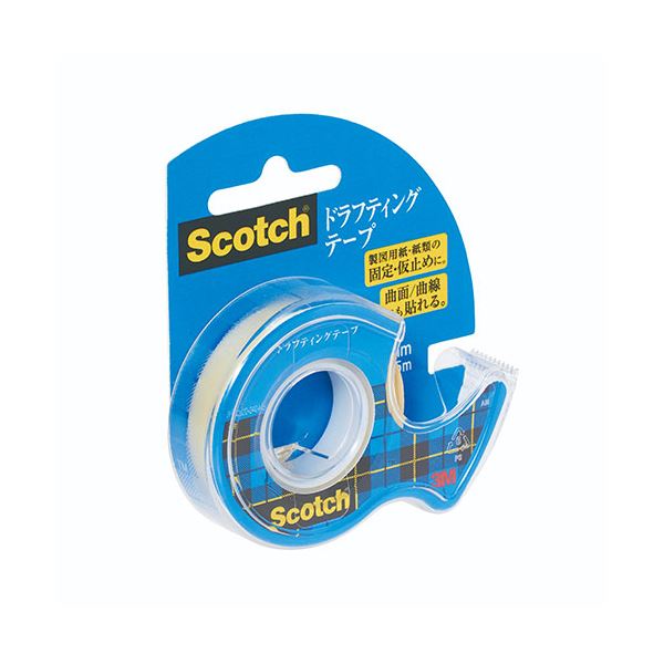 【20個セット】 3M Scotch スコッチ ドラフティングテープ ディスペンサー付 3M-D-12X20[21]