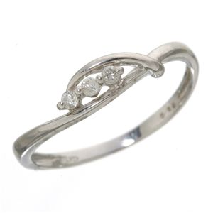 スリーダイヤリング 指輪 17号[21]