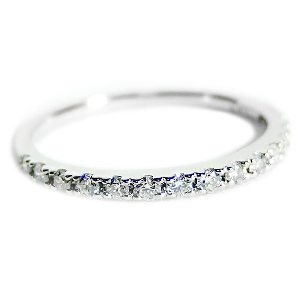 ダイヤモンド リング ハーフエタニティ 0.2ct 10.5号 プラチナ Pt900 0.2カラット エタニティリング 指輪 鑑別カード付き[21]｜本家屋