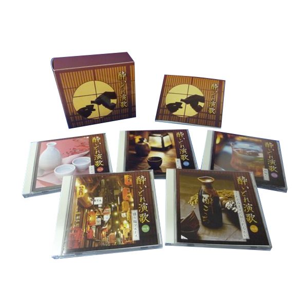 酔いどれ演歌 【CD5枚組】 カートンボックス収納 別冊解説ブックレット付き 〔ミュージック 音楽〕[21]