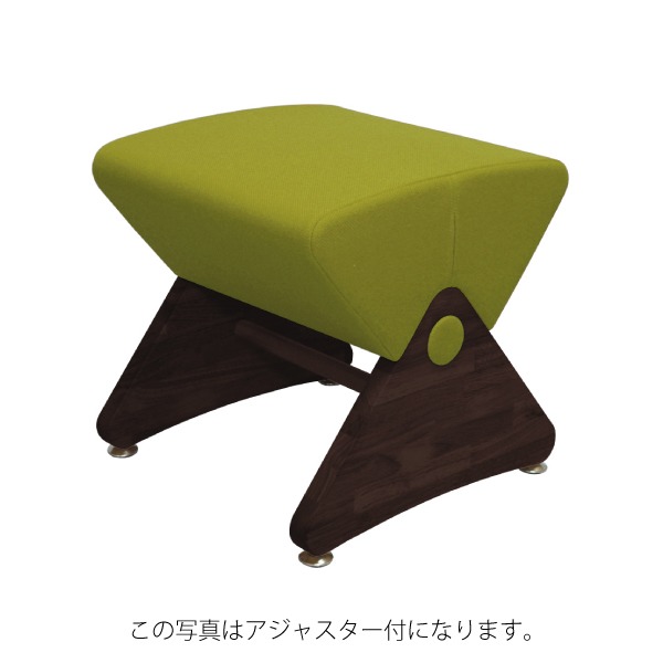 デザイナーズスツール キャスター付き ダーク（布：グリーン／エラストマー）【Ｍｏｎａ．Ｄｅｅ】モナディー ＷＡＳ０１ＳＣ[21]