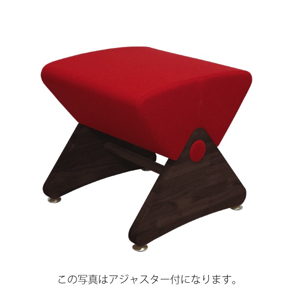 デザイナーズスツール キャスター付き ダーク（布：レッド／エラストマー）【Ｍｏｎａ．Ｄｅｅ】モナディー ＷＡＳ０１ＳＣ[21] 38,539円