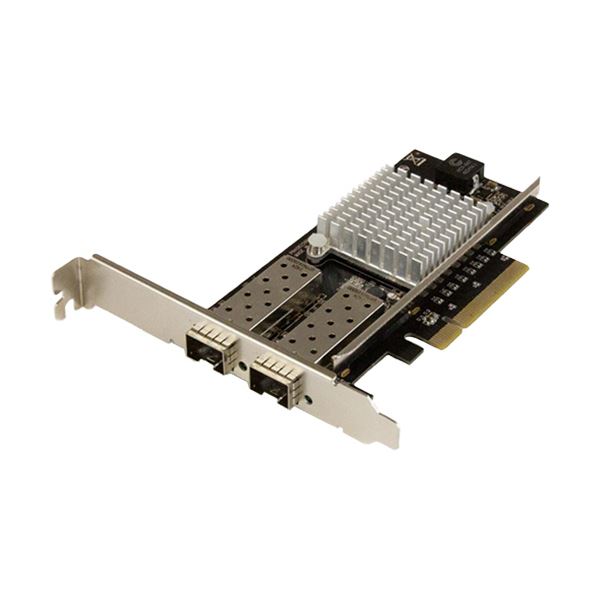 StarTech.com 10ギガビットイーサネット対応光ファイバーネットワークPCIeカード 2ポートオープンSFP+搭載PEX20000SFPI 1個[21]