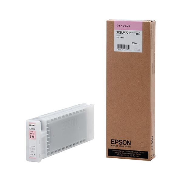 エプソンインクカートリッジ ライトマゼンタ 700ml SC3LM70 1個[21] 24,907円