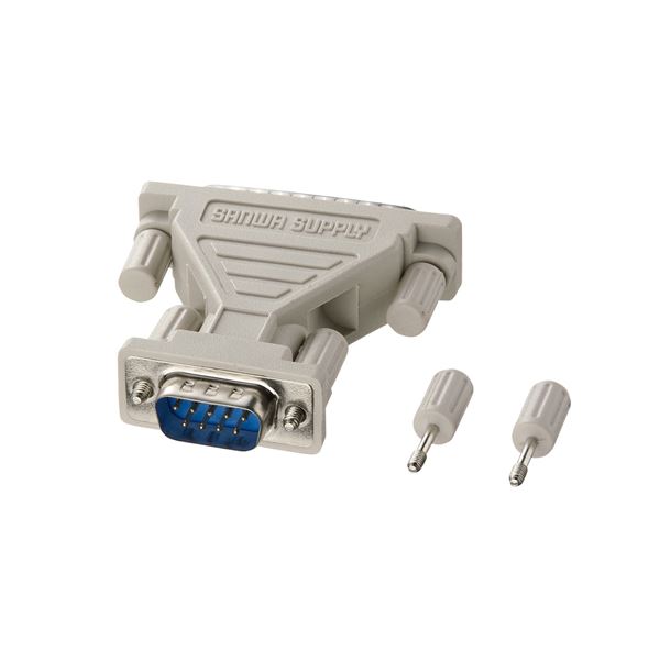 【5個セット】 サンワサプライ RS-232C変換アダプタ AD09-9M25MKX5[21]
