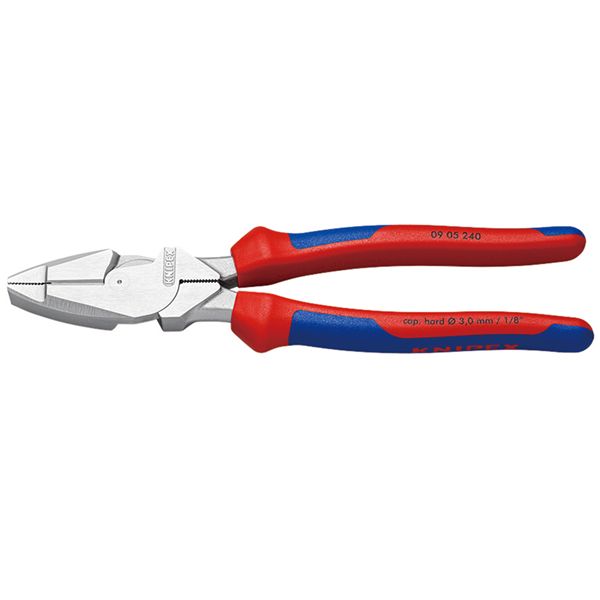 KNIPEX クニペックス 架線工事用 強力ペンチ コンフォート サイズ240×55×22mm 0905-240 工具 ツール DIY 作業工具[21]