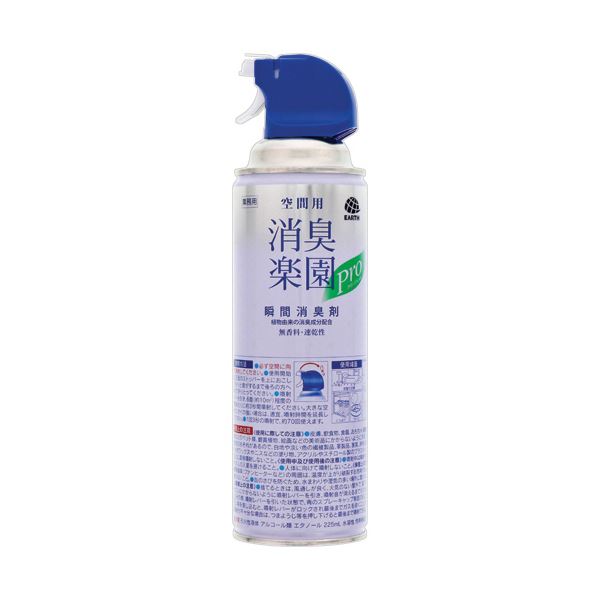 （まとめ） アース製薬空間用消臭楽園プロ クリンジェット 無香料 450mL 1本 【×5セット】[21]
