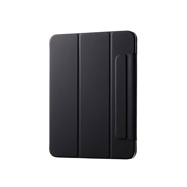 エレコム iPad(A16) フラップケース 超薄型 マグネット着脱 スリープ対応 ブラック TB-A25RWVPF2BK[21]
