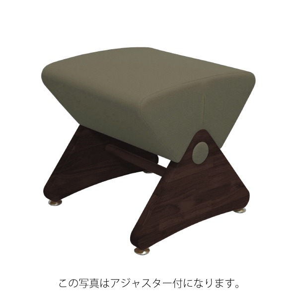 デザイナーズスツール キャスター付き ダーク（布：グレー／ナイロン）【Ｍｏｎａ．Ｄｅｅ】モナディー ＷＡＳ０１ＳＣ[21]｜本家屋