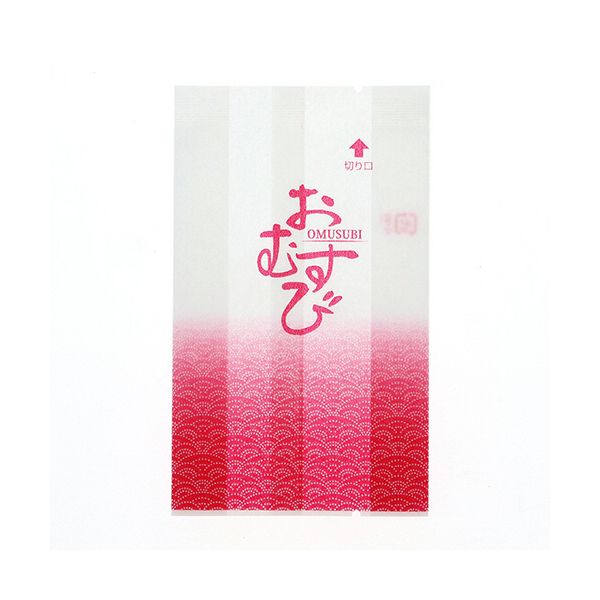 住友 おにぎりパックフィルム 直巻 和風波 1セット（5000枚：50枚&times;100パック）[21]｜本家屋