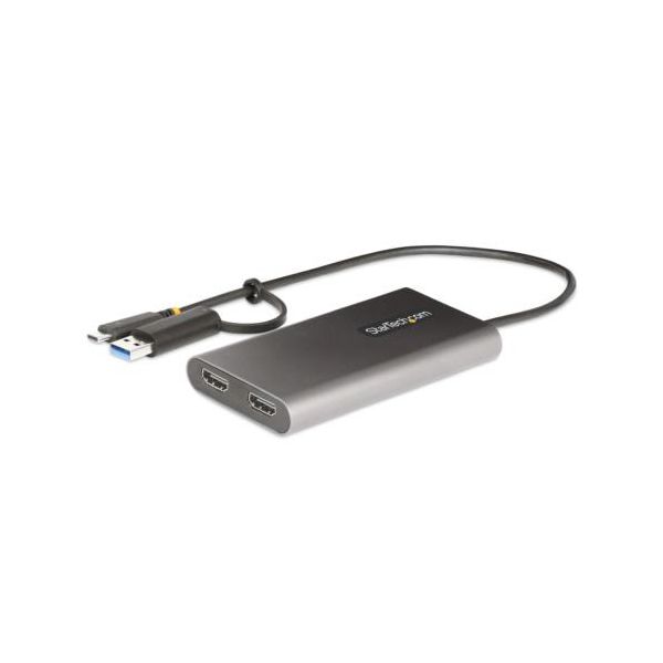 StarTech.com ディスプレイアダプター USB Type-C＆Type-A グレー 109B-USBC-HDMI1個[21]